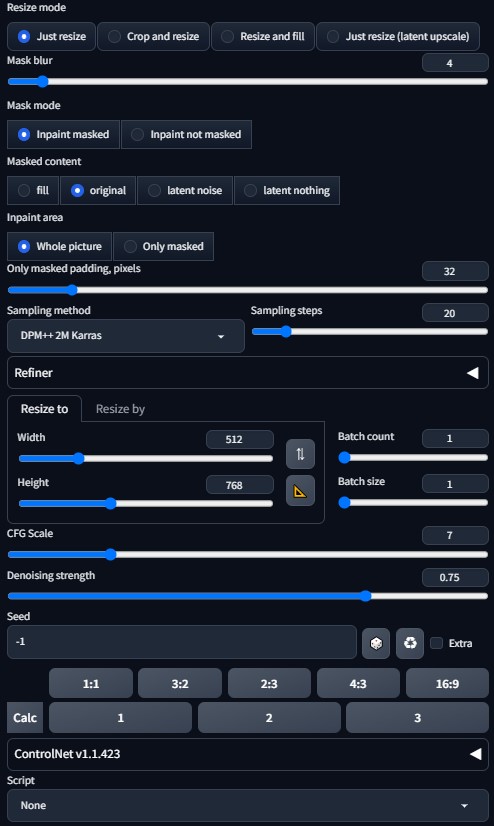 Stable Diffusion_inpaint_setting